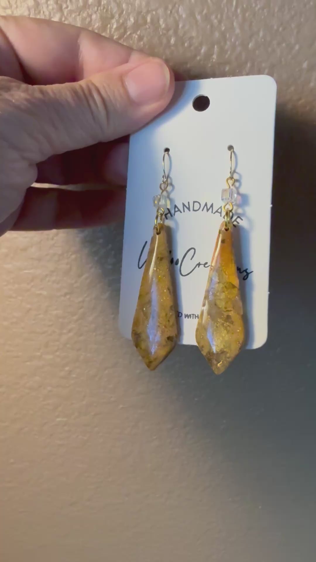 tan brown marble clay earrings handmade lightweight jewelry tan brown beige natural stone geometric edgy modern clay earring trendy bold statement funky jewelry gift for stylish woman